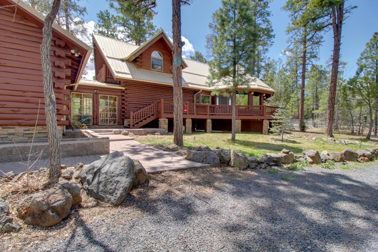 Lakeside Cabin On 2 Acres With Fire Pit And Hot Tub! Пайнтоп-Лейксайд Екстер'єр фото